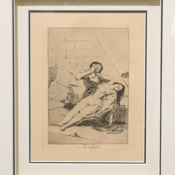 Francisco Jose de Goya Tantalus (Tantalo) Plate 9 from: Los Caprichos - Picture 2 of 2